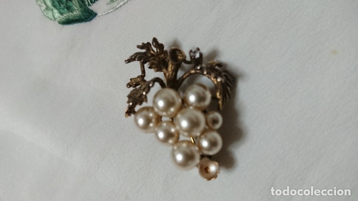 Joyeria: PRECIOSO BROCHE RACIMO PLATA - Foto 4