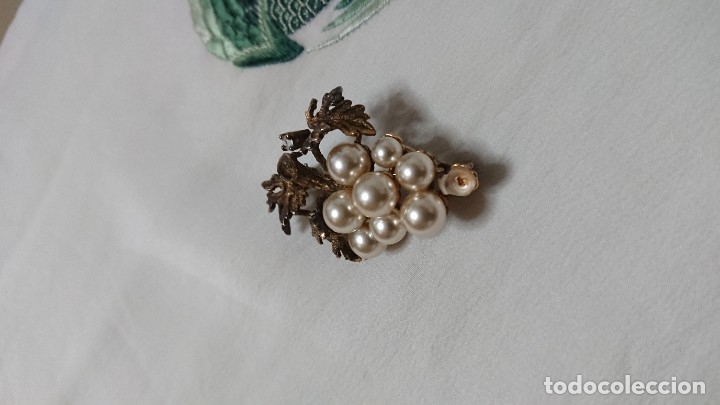 Joyeria: PRECIOSO BROCHE RACIMO PLATA - Foto 5