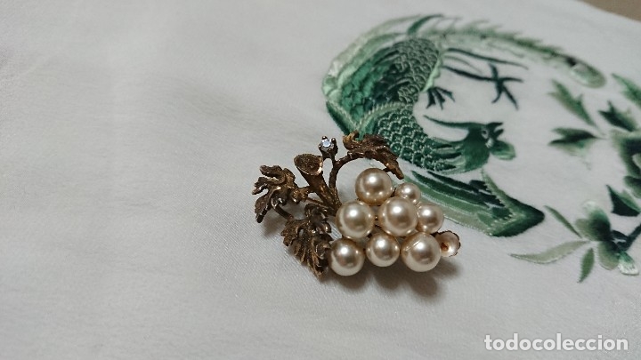 Joyeria: PRECIOSO BROCHE RACIMO PLATA - Foto 6