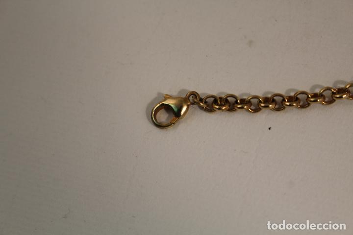 Joyeria: pulsera en plata 925 chapada en oro con perlas - Foto 2
