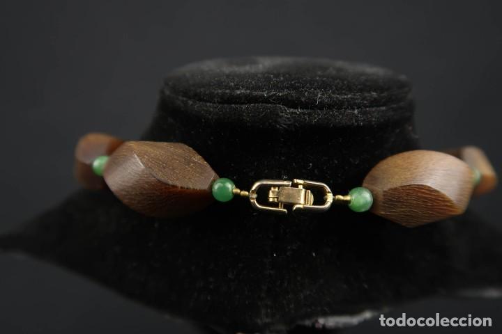 Joyeria: Antiguo Collar de Cuerno tallado y Jade - Foto 7