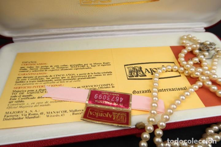 Joyeria: Collar doble de Perlas de Mayorca y cierre en Plata con su estuche - Foto 5