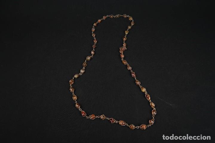 Joyeria: Antiguo collar Agatas - Foto 2