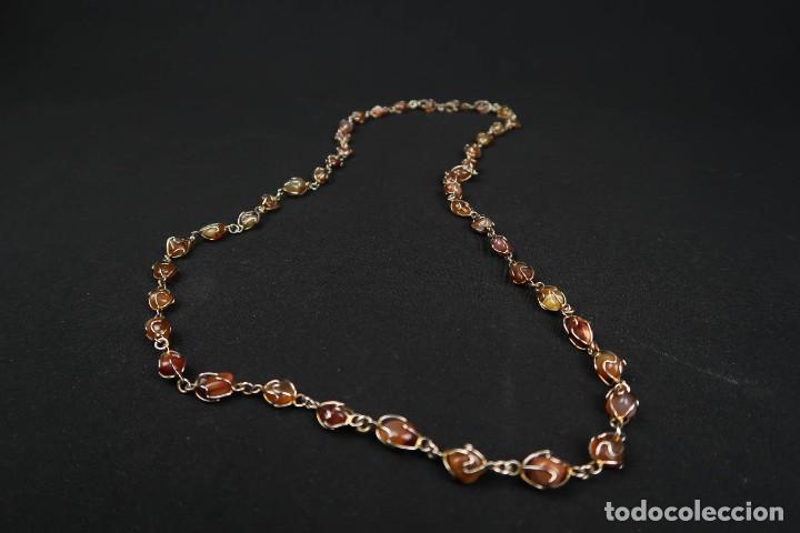 Joyeria: Antiguo collar Agatas - Foto 3