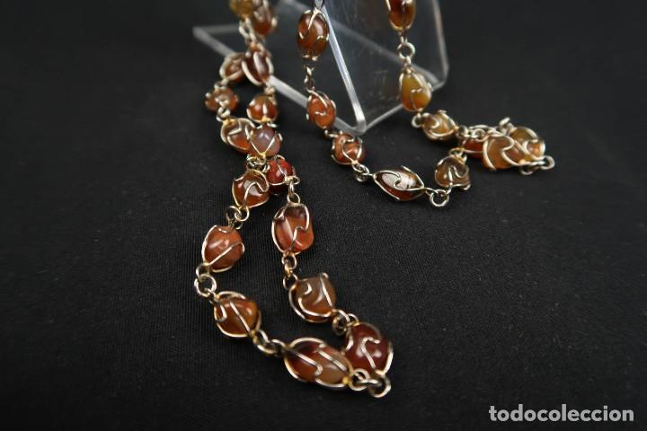 Joyeria: Antiguo collar Agatas - Foto 4
