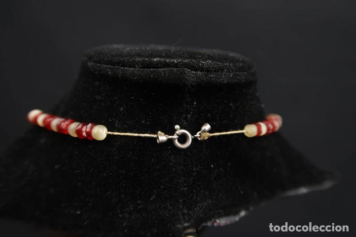 Joyeria: Antiguo collar de Nacar Tallado - Foto 8