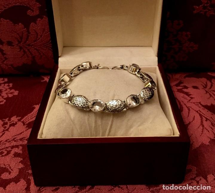 Joyeria: PULSERA CON TOPACIOS TALLADOS - 20 GRAMOS. - Foto 1
