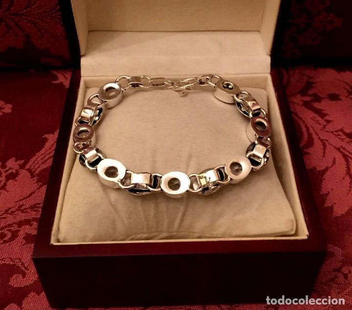 Joyeria: PULSERA CON TOPACIOS TALLADOS - 20 GRAMOS. - Foto 4