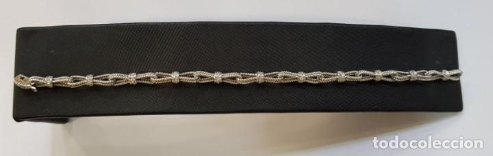 Joyeria: Pulsera de oro blanco y diamantes. - Foto 2