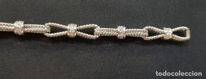 Joyeria: Pulsera de oro blanco y diamantes. - Foto 4