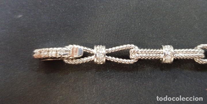 Joyeria: Pulsera de oro blanco y diamantes. - Foto 5