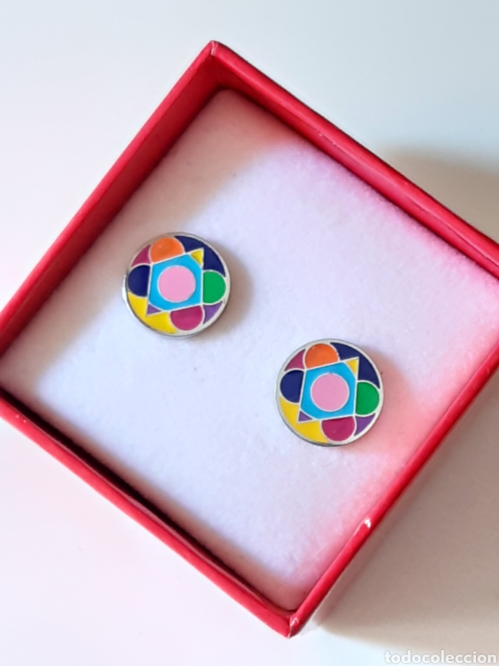 Joyeria: PENDIENTES - ACERO INOXIDABLE - MULTICOLOR - NUEVOS. - Foto 2