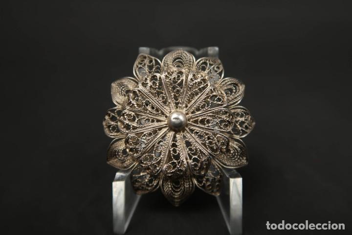 Joyeria: Antiguo Broche de Plata Filigrana - Foto 1
