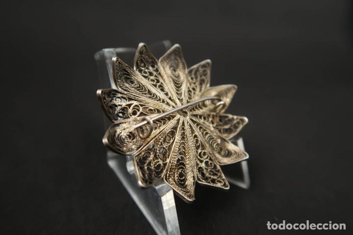 Joyeria: Antiguo Broche de Plata Filigrana - Foto 6
