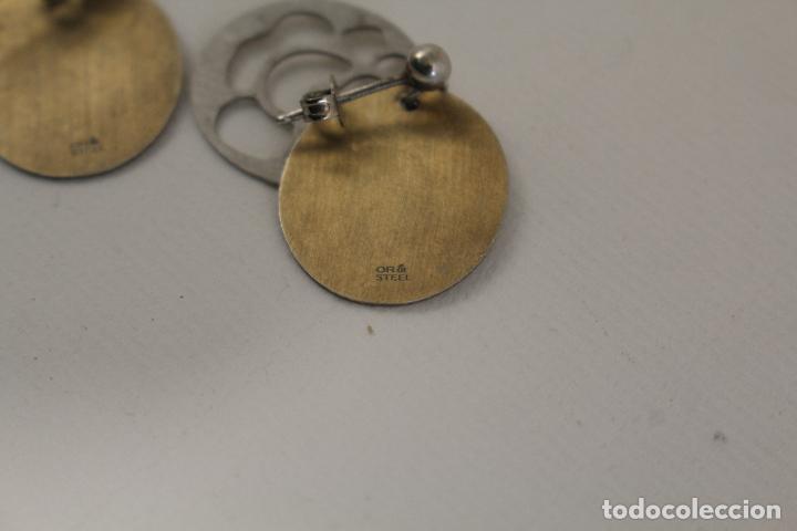 Joyeria: pendientes en acero steel y oro - Foto 4