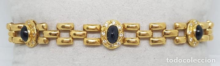 Joyeria: Pulsera con zafiros y circonitas - Foto 2