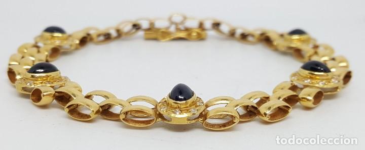Joyeria: Pulsera con zafiros y circonitas - Foto 7