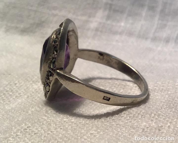 Joyeria: ANILLO DE PLATA Y AMATISTA - Foto 4