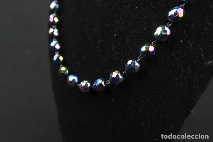 Joyeria: Antiguo Collar de cuencas de Cristal - Foto 3