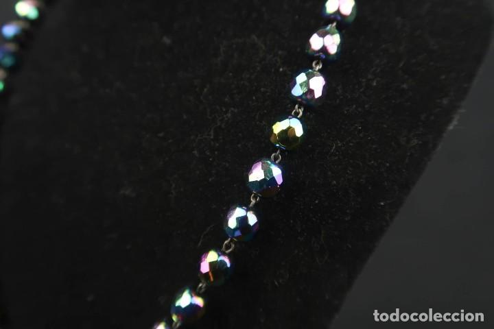 Joyeria: Antiguo Collar de cuencas de Cristal - Foto 4