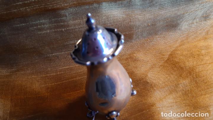 Joyeria: Salero de plata antiguo - Foto 4