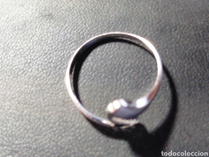 Joyeria: Sortija 18 kilates oro blanco y circonitas - Foto 2