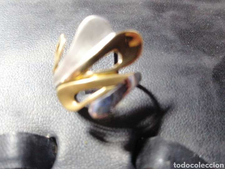 Joyeria: Sortija 18 kilates oro bicolor - Foto 2