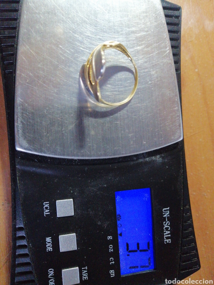 Joyeria: Sortija 18 kilates oro bicolor - Foto 4