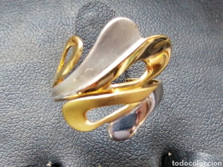 Joyeria: Sortija 18 kilates oro bicolor - Foto 5
