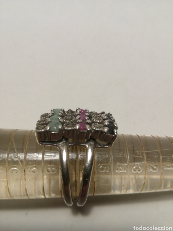 Joyeria: Anillo plata piedras preciosas - Foto 5