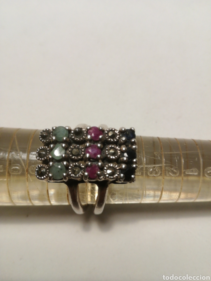 Joyeria: Anillo plata piedras preciosas - Foto 6
