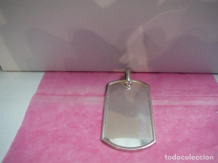 Joyeria: COLGANTE CHAPA O PLACA PLATA DE LEY - Foto 2