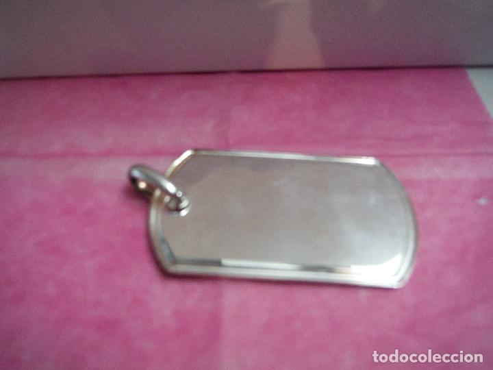 Joyeria: COLGANTE CHAPA O PLACA PLATA DE LEY - Foto 1