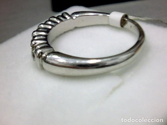 Joyeria: cinquillo oro blanco 18 kl y diamantes - Foto 2