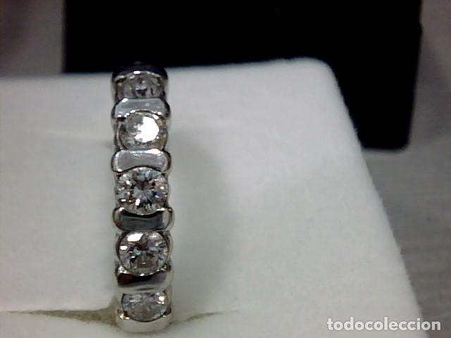 Joyeria: cinquillo oro blanco 18 kl y diamantes - Foto 4