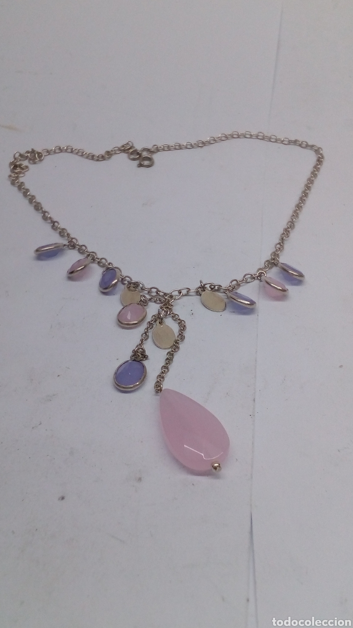 Joyeria: Collar de plata y piedras - Foto 2