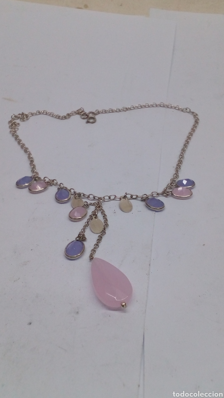 Joyeria: Collar de plata y piedras - Foto 1