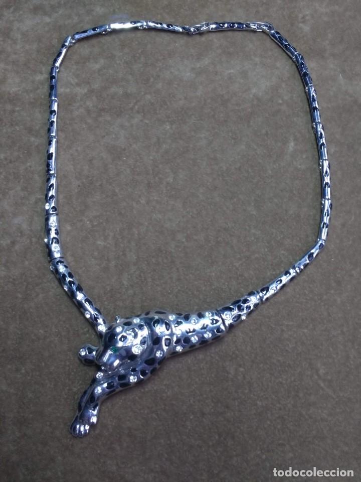 Joyeria: COLLAR DE METAL CON PANTERA. - Foto 1