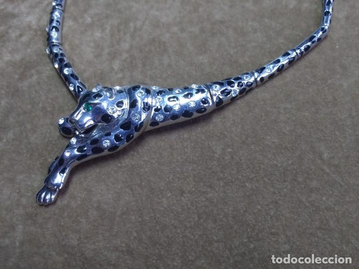 Joyeria: COLLAR DE METAL CON PANTERA. - Foto 2