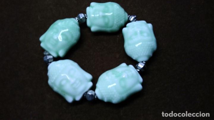 Joyeria: PULSERA DE CABEZAS DE BUDA EN PORCELANA - Foto 2