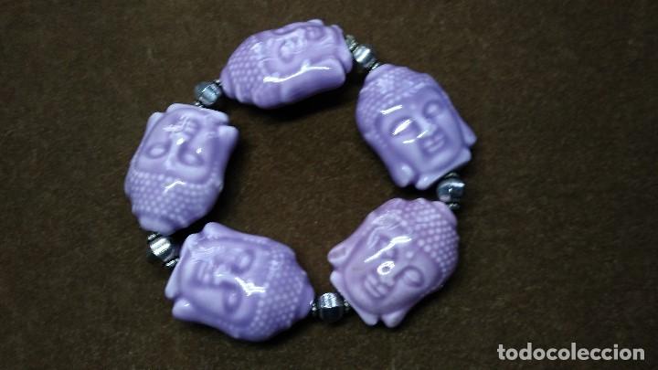 Joyeria: PULSERA DE CABEZAS DE BUDA EN PORCELANA - Foto 1
