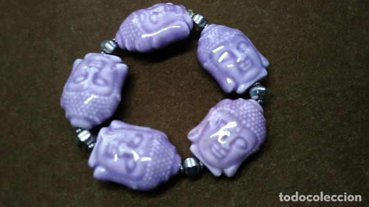 Joyeria: PULSERA DE CABEZAS DE BUDA EN PORCELANA - Foto 2