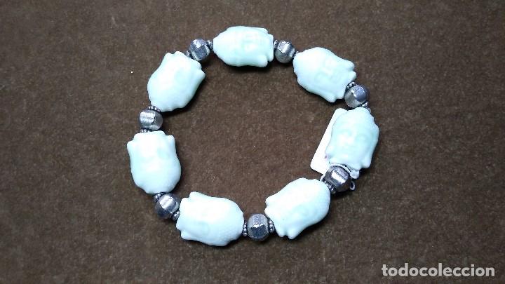 Joyeria: PULSERA DE CABEZAS DE BUDA EN PORCELANA - Foto 1