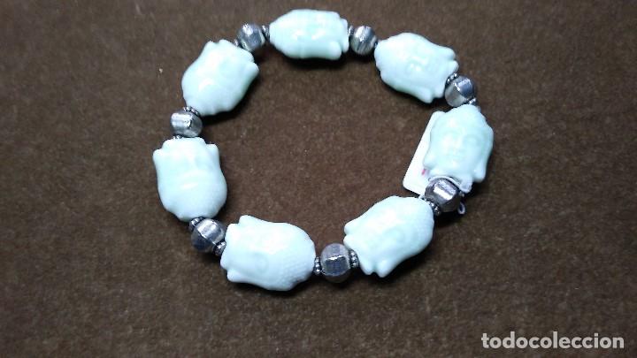 Joyeria: PULSERA DE CABEZAS DE BUDA EN PORCELANA - Foto 2