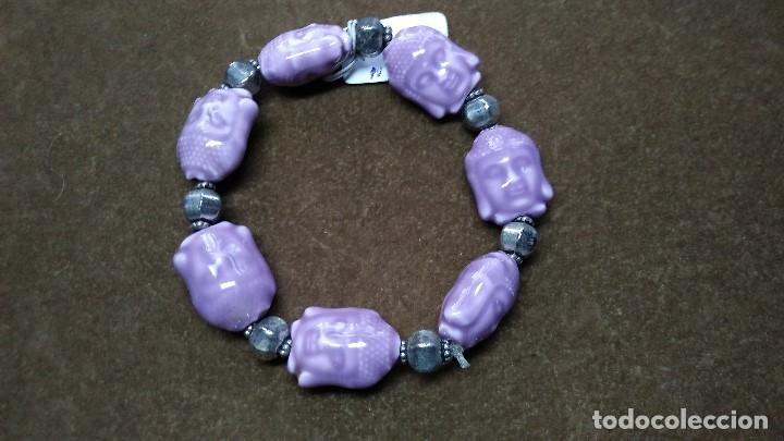 Joyeria: PULSERA DE CABEZAS DE BUDA EN PORCELANA - Foto 1