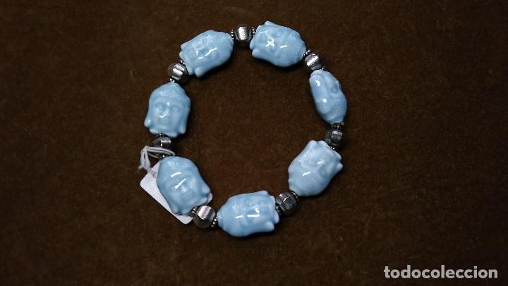 Joyeria: PULSERA DE CABEZAS DE BUDA EN PORCELANA - Foto 1