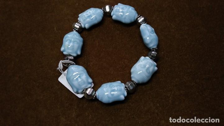 Joyeria: PULSERA DE CABEZAS DE BUDA EN PORCELANA - Foto 2