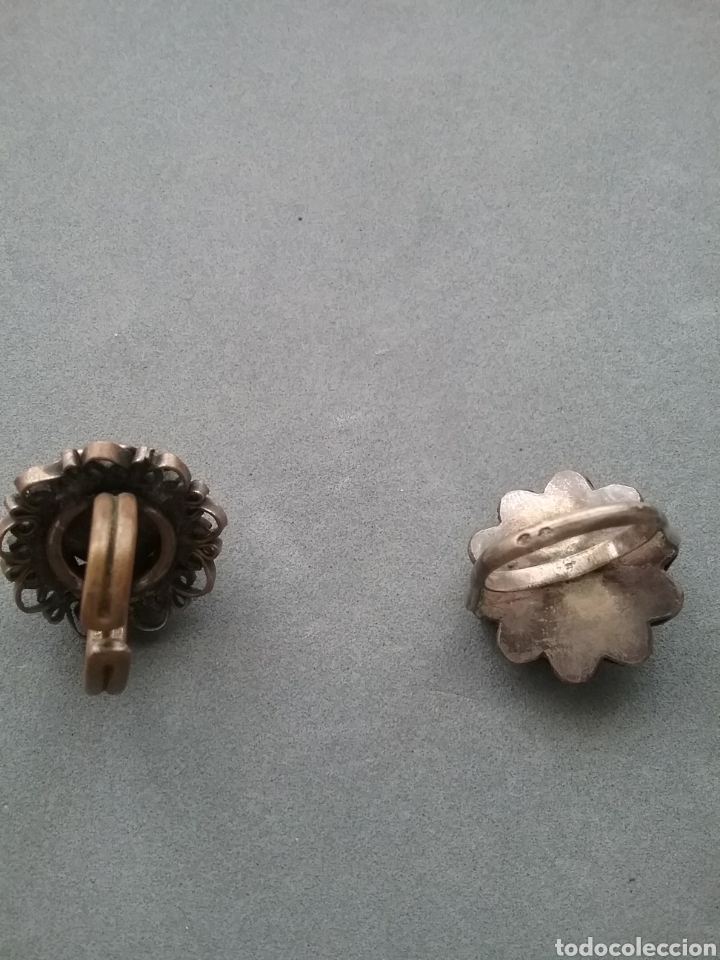 Joyeria: Pareja de anillos uno en plata. - Foto 2