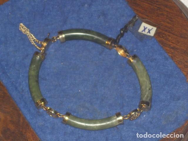 Joyeria: PULSERA DE JADE VERDE,A&Ntilde;OS 70. - Foto 3