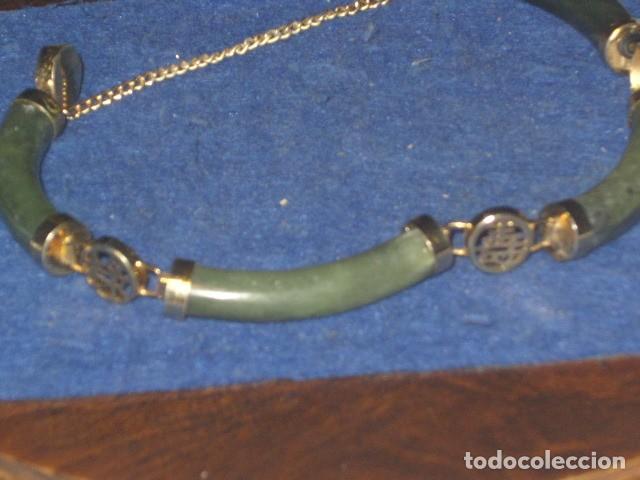 Joyeria: PULSERA DE JADE VERDE,A&Ntilde;OS 70. - Foto 6
